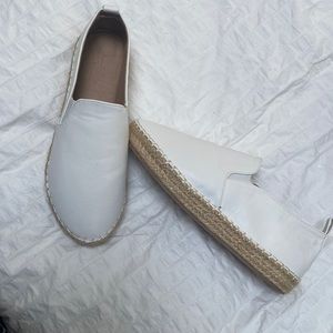 NWOT White Slip On Shoes